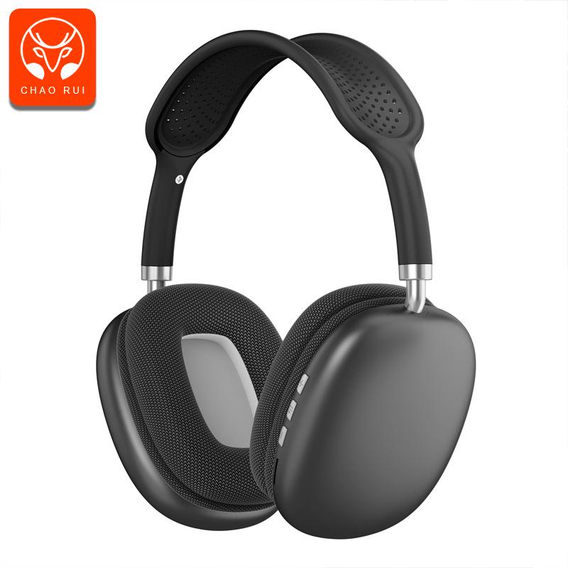 Cross-border P9 Bluetooth Over-Ear Headphones: Wireless, Sports-Ready, Ultra-Long Battery Life, Universal Fit with Card Slot.