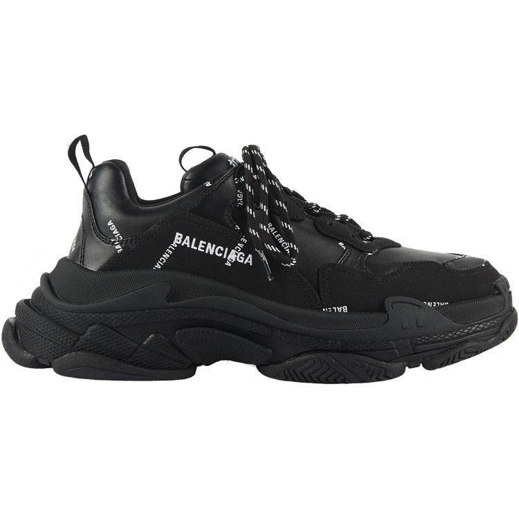 Balenciaga Triple S Sneaker 'Allover Logo Black' 536737W2FA11090
