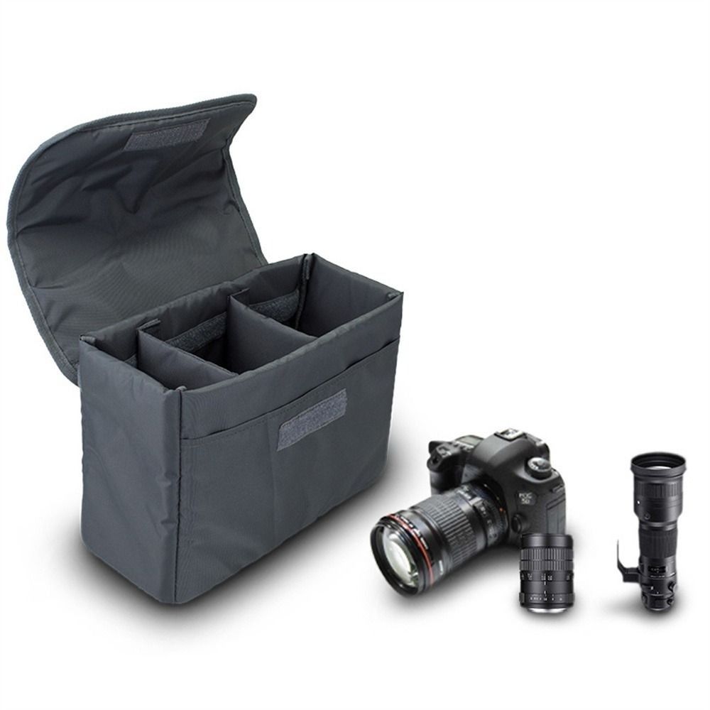 Thick Padded Photography Bag Dividers Organizer Camera Protective Bag Camera Insert Case DSLR SLR