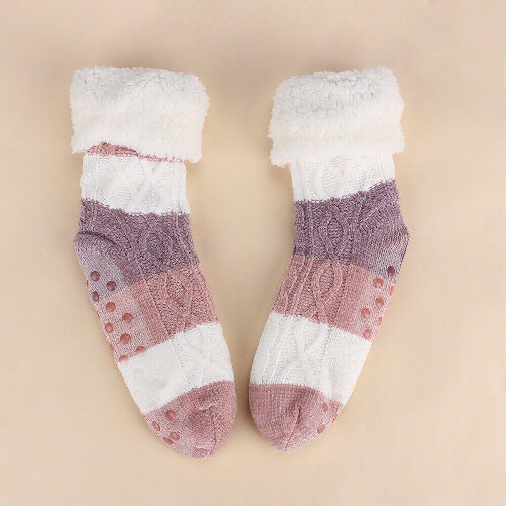 Warm Soft Thicken Cozy Slipper Long Socks Floor Socks Snow Socks