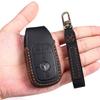 Leather Car Key Fob Case Cover Shell For Mercedes Benz A C S E GLA GLC CLS Class W205 W213 W177 W222 Remote Holder Bag Keychain