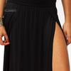Maxi Skirt Sexy High Waist Side Slit Design Floor Length Skirt Solid Color Beach Travel Parties Slimming Skirt