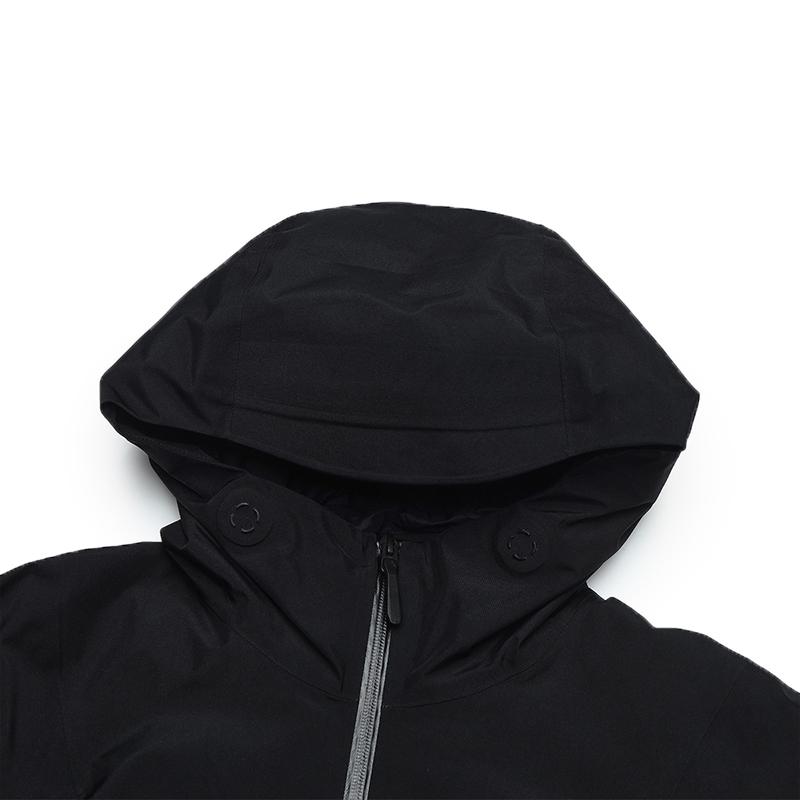 FILA Casual Versatile Hooded Windbreaker Women Outerwear Deep-Black A11W517701FBK