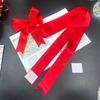 Large Christmas Cabinet Ribbon Bows for Home DIY Craft Cabinet Door Wrapping Gifts Christmas Wedding Party Decorations Supplies