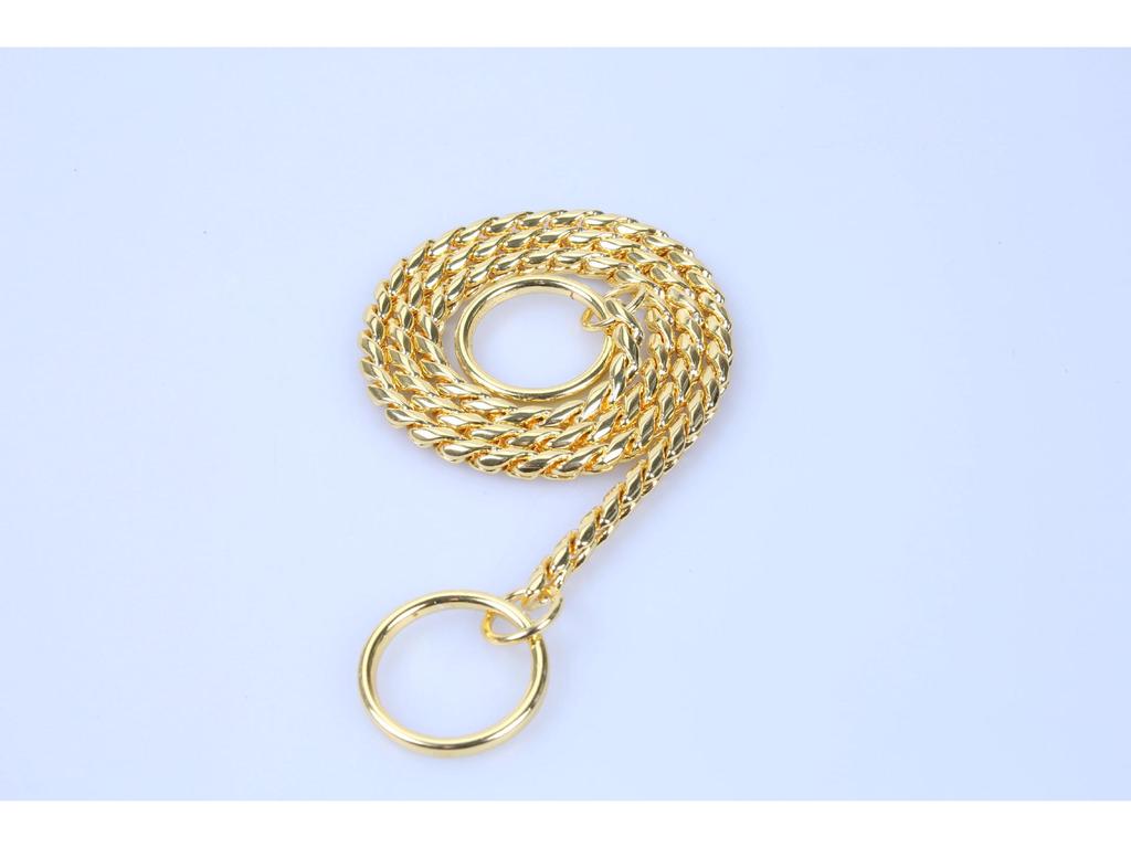 Non-Choking, Bite-Proof, Pull-Resistant Stainless Steel Dog Chain - Thickened, Sturdy, and Wear-Resistant.