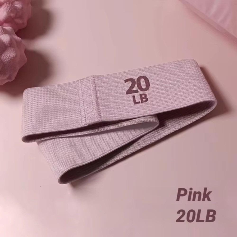 

Stretching Resistance Bands Leg Butt Workout Booty Fitness Bands New Gym Equipment Pink 20LB