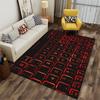 Red Backlit Keyboard Design suitable as a non-slip mat for the living room or bedroom sofa