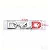 Suitable for D4D car logo, four-wheel drive modified D-4D car sticker ABS trunk logo