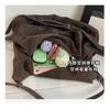 IELGY Retro Large-Capacity Fashion One-Shoulder Messenger Bag All-Match Commuter Underar