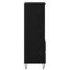 Highboard in Black Oak Look 40 x 36 x 110 cm Particleboard