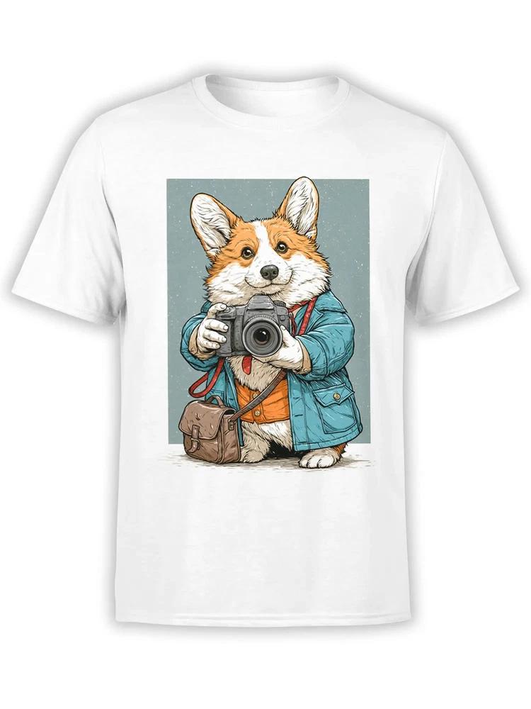 Street Photographer Corgi TShirt Unisex S