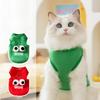 Autumn and Winter Warmth Early Autumn Thin Velvet Vest Hoodie Cute Dog Big Eyes Cute Dog Hoodie Pet Cat Clothes Puppy Clothes