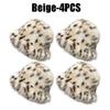 2025 Winter Puffy Faux Fur Bucket Hats Women Fashion Leopard Print Plush Sun Hats Thickened Warm Imitation Fur Panama