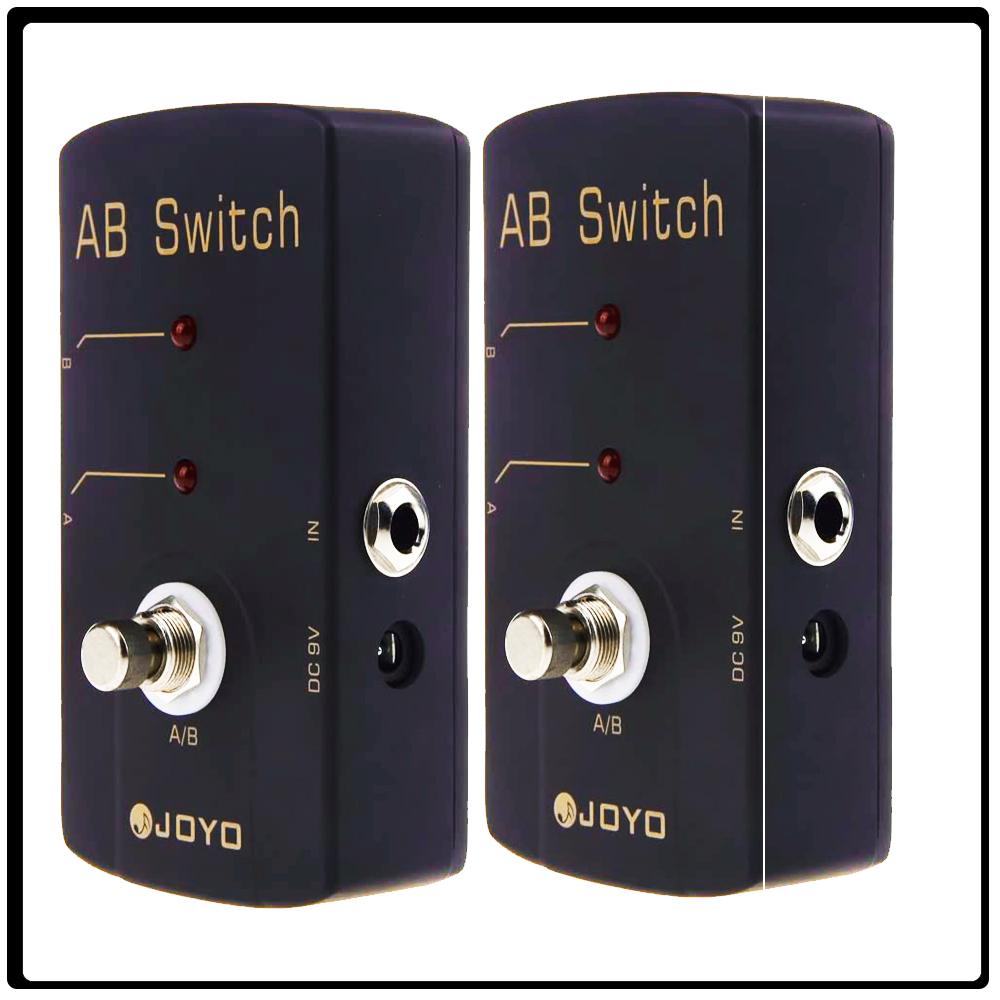 JOYO JF-30 AB SWITCH A/B Line Selector Pedal 2 Output Effects Switch Guitar Pedal in Loop A Directly to Line B Function