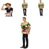 Halloween Beef Burger Costume For Adults With Stage Performance Design For Parties