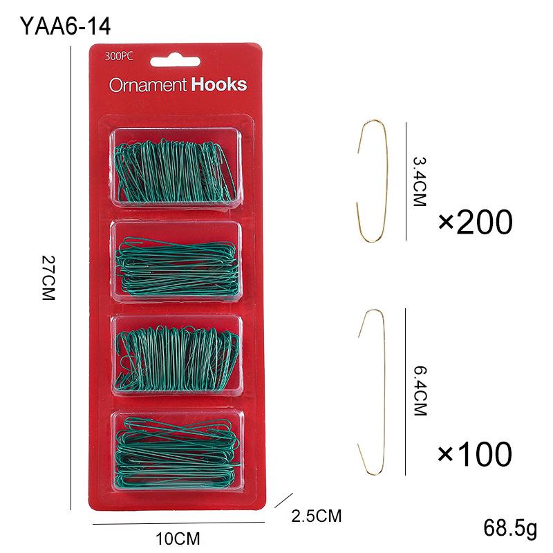 S-shaped Christmas Ornament Hooks | Multifunctional Metal C-hooks for Tree Decoration