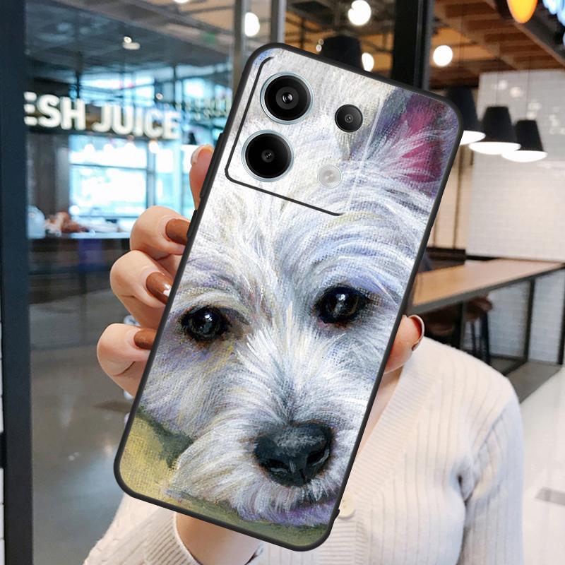 West Highland Terrier Westie Cover For Xiaomi Redmi Note 13 Pro 12 11 9 10 Pro 9S 10S 11S 12S Redmi 12 10C 12C 13C Case