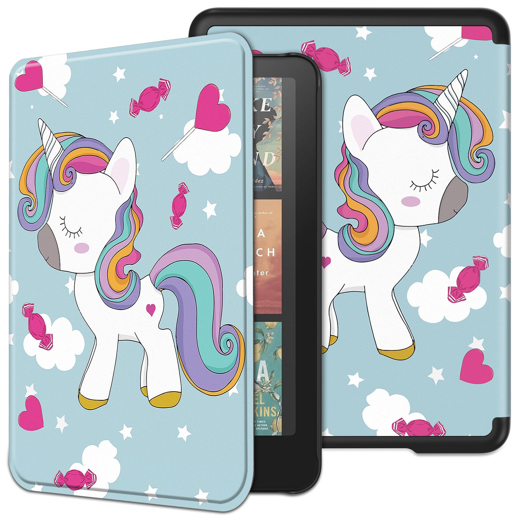 

For Amazon Kindle Paperwhite (2024) Case Pattern Print PC+ PU E-Reader Cover Horse