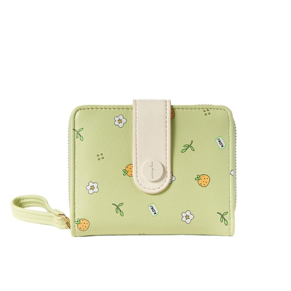 Hasp Short Wallet Zipper Purse Bag Fashion Folding Women Wallet  Student