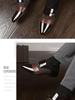Men's Plus Size Formal Leather Shoes - Korean & British Style in Black