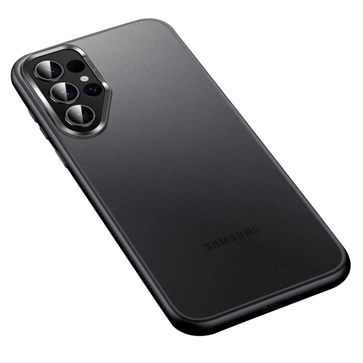 

SULADA For Samsung Galaxy S25 Ultra Case PC+TPU Shockproof Matte Phone Protector Cover Black