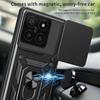 Shockproof Armor Case for Xiaomi Mi 14T Pro 13T 12T 11T with Car Magnetic Ring Holder Phone Cover Protection