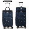 Telescopic Trolley Bag Supermarket Shopping Bag Folding Portable Lightweight Universal Wheel Travel Bag