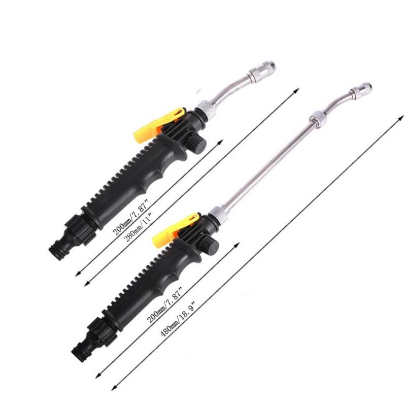 Hochdruck-Wasserpistole Hochdruckreiniger Gartensprühstab Sprühstab Edelstahl Sprüh Mehrzweck-Wasserpistole