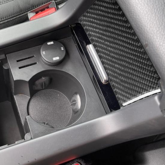 Carbon Fiber Transmission Console Kit Cover Trim For Land Rover Discovery Sport