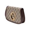 Gucci Blondie Metal Double G Logo Detachable Wrist Strap Gold Tone Accessories Canvas Handbag Wrist Bag Clutch Mini Men Ebony