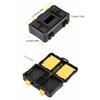 Multifunction Camera Accessory Organiser Box Case for Multiple Battery Types and Memory Cards with Easy Access Slots