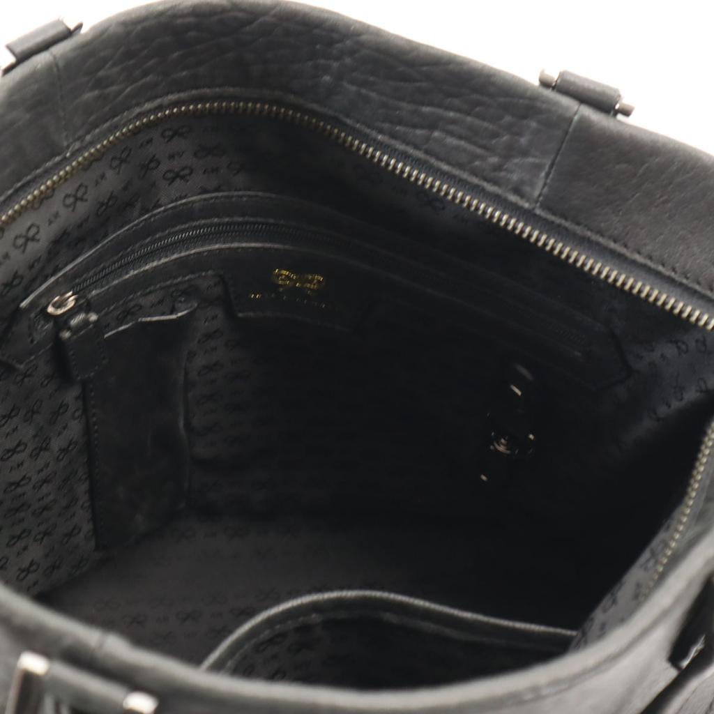 Anya Hindmarch ribbon tassel Tote Bag black Women Used