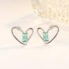 New 925 Sterling Silver Earrings Fashion AAA Zircon For Women Exquisite Student Girlfriend Jewelry Accessories Wedding PartyGood Product