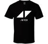 Maglietta Unisex Cotone Oversize Taglia L AVICII TRIANGLE T-SHIRT BIANCA