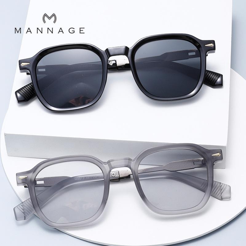 Square Vintage Sunglasses for Men Women Retro Fashion Sun Glasses for Vacation Outdoor Eyewear UV400 Shades