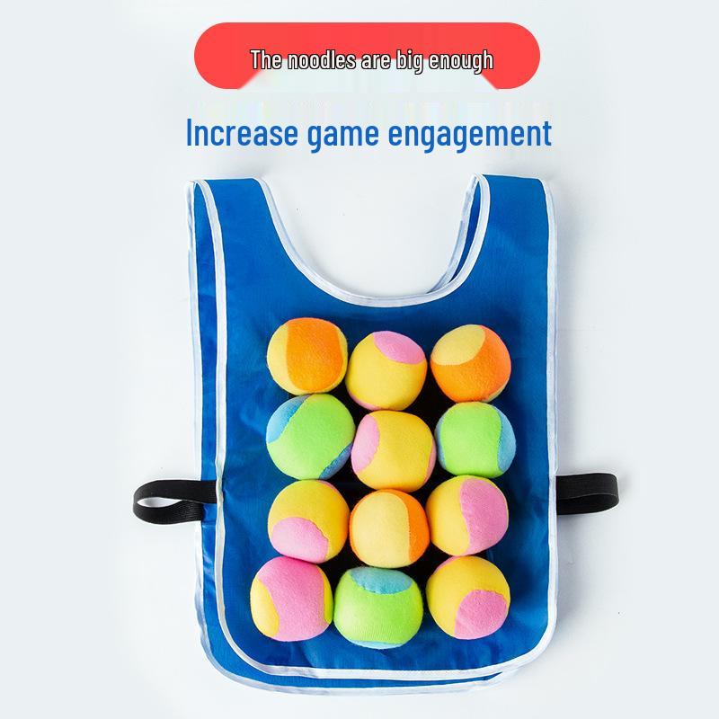 Parent-Child Indoor/Outdoor Velcro Ball Vest & Game Prop
