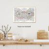Healing Web Poster Natural Remedies Chart Canvas Wall Art Horizontal Poster Print Mental Health Posters For Therapy Office Decor