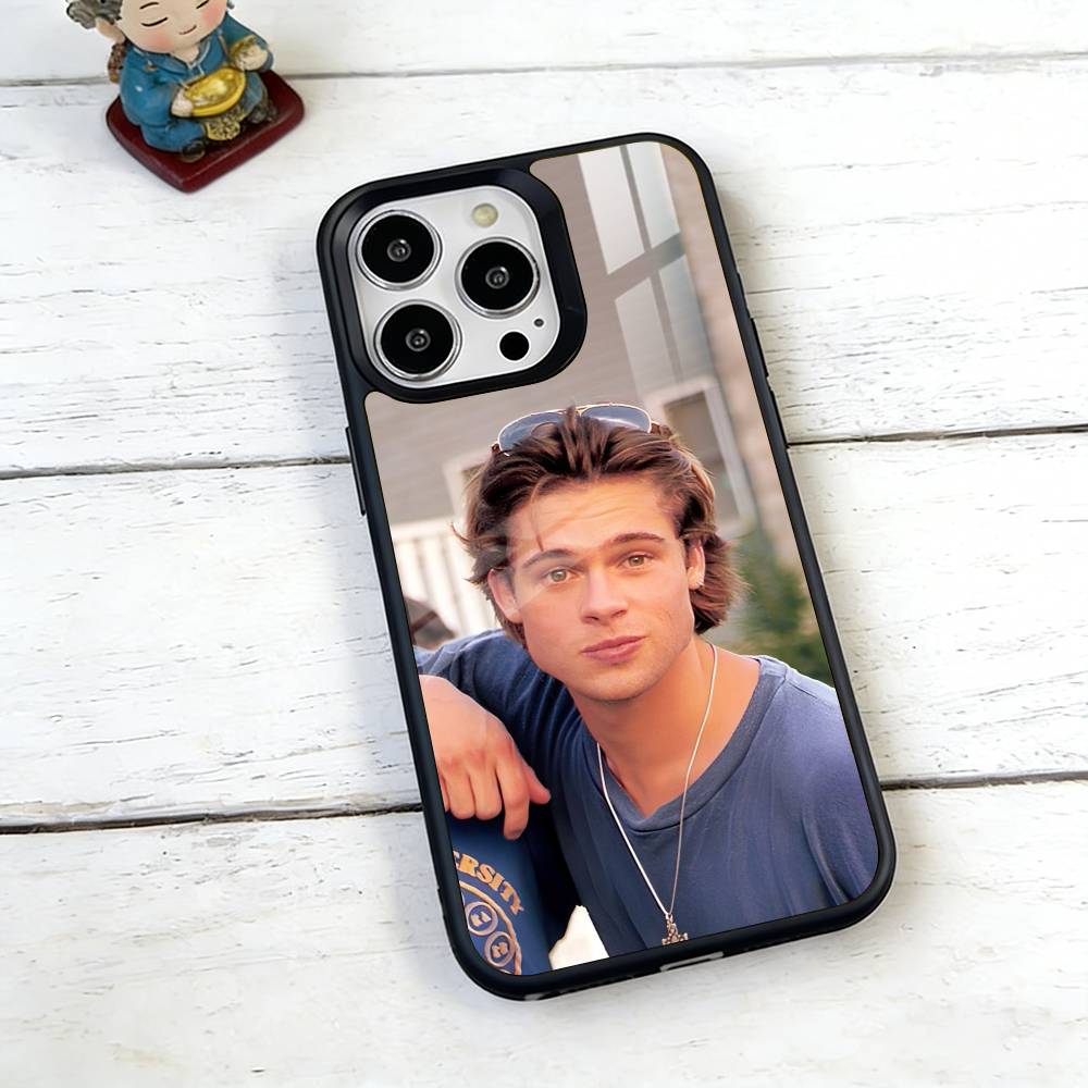 Brad Pitt Phone Case For iPhone17,16,15,14,13,12,11 Plus,Pro Magnetic For Magsafe Wireless Charging