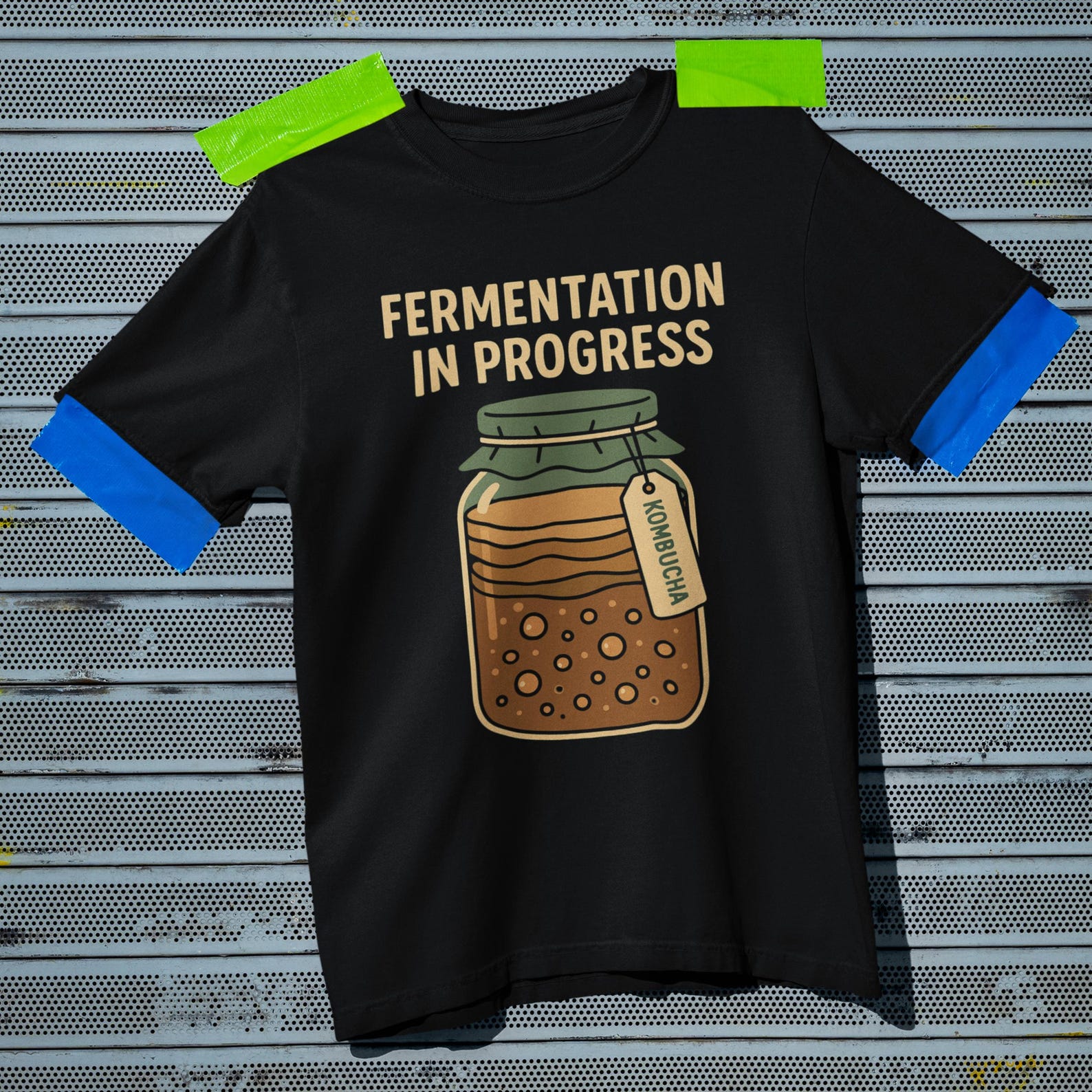 Fermentation In Progress Kombucha Shirt 4XL