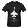 NOVÉ F-16 Stíhačka F16 Nadměrné tričko Letní móda Bavlněné tričko Pánské oblečení Hip Hop Streetwear Letní Unisex Topy Trička