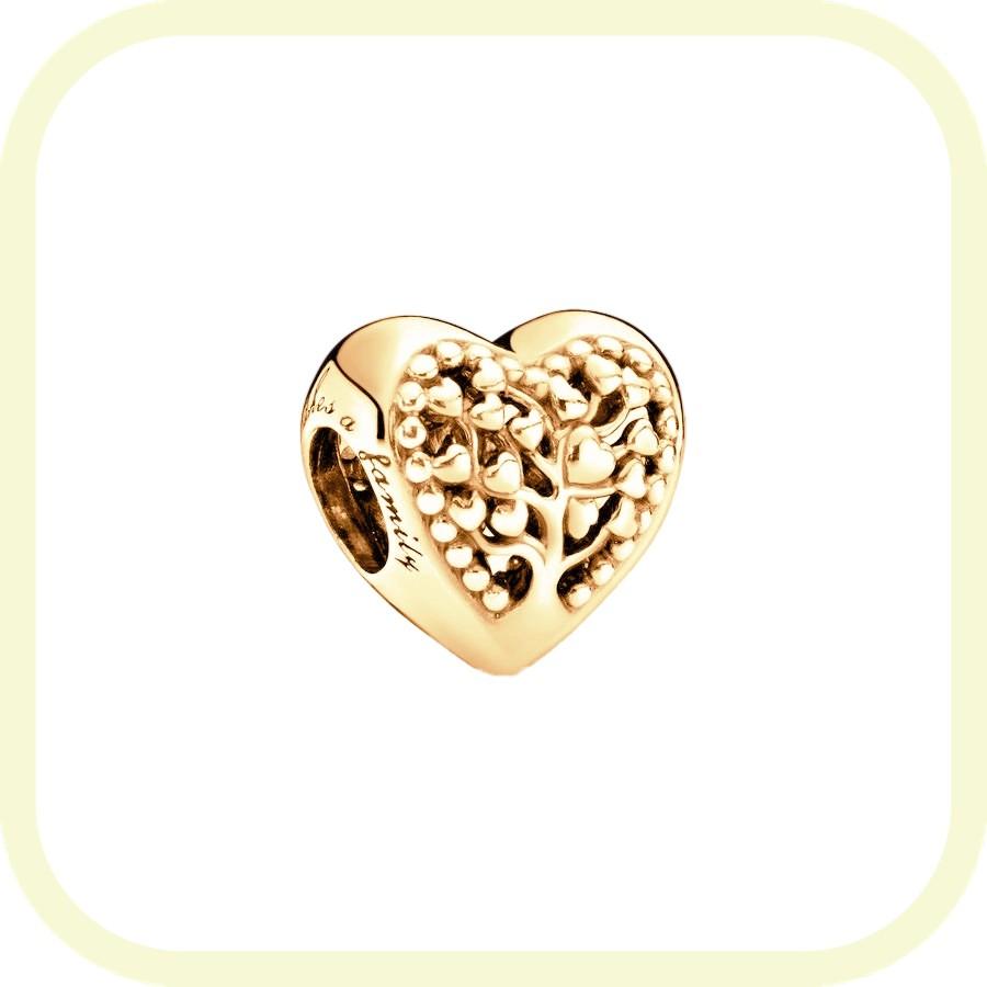 New Golden Flowers Collection Charm Bead Lucky Shamrock Rose in Bloom Daisy Flower Safety Chain Compatible With Authentic Bracelets Do It Yourself Jew