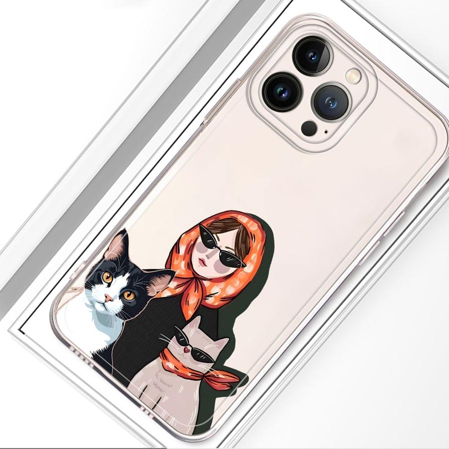 Cartoon Dog Soft Phone Cover Case for iPhone 17 Pro Max XS Max 14 Plus 13 Pro 7 8 Air 16 11 XR 12 Mini 15