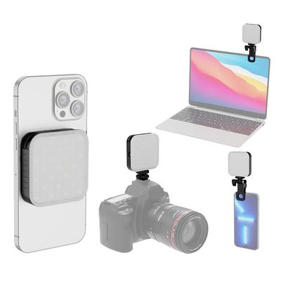 Magnetic Pocket LED Video Light Photography Fill Light 2500K-9000K Dimmable Video Conference Light