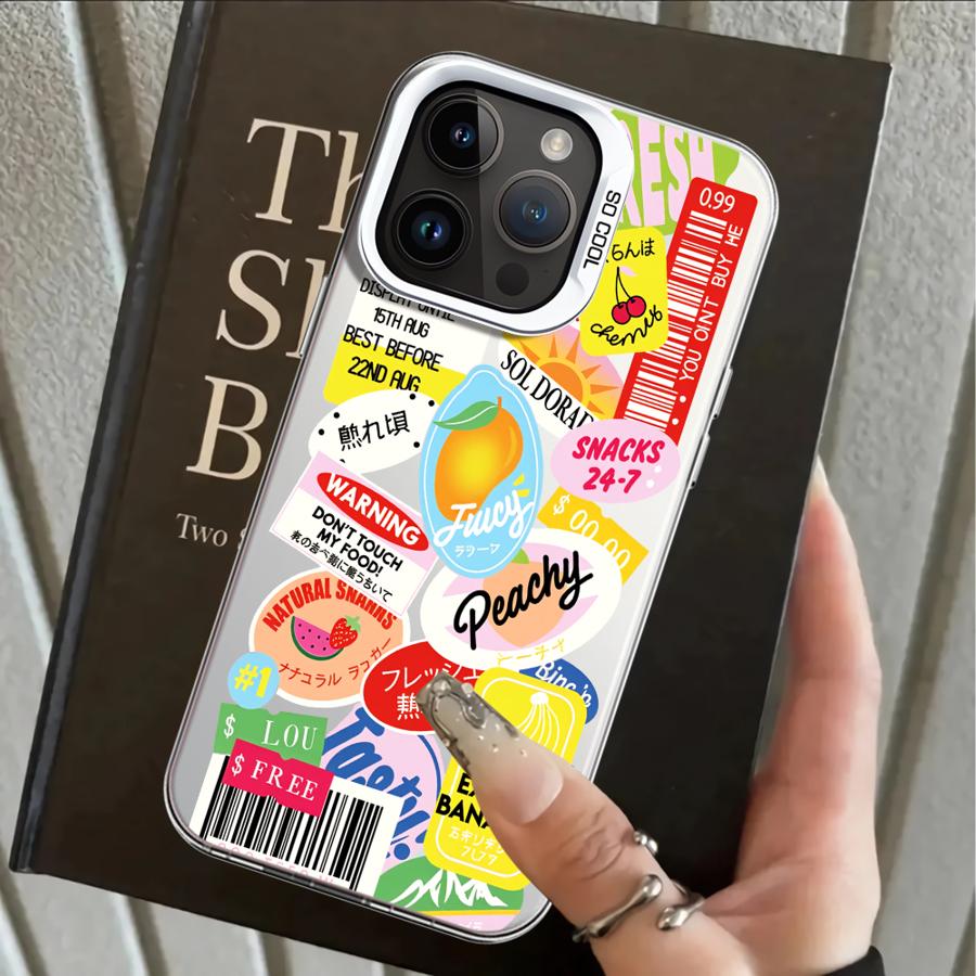 Fruit Pattern Case for iPhone 17 Pro Max 16 13 Pro XR 15 Plus XS 12 11 Air 14 Back Phone Cover