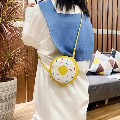 Geantă Messenger pentru Copii Curea Lată Ajustabilă Geantă de Mână de Voiaj Nouă Geantă Crossbody pentru Copii Fată Drăguță Gogoașă Fată Geantă de Umăr