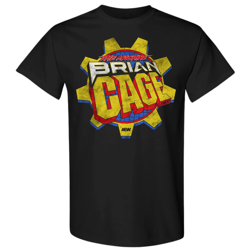 BRIAN CAGE  THE MACHINE 97 AEW Official TShirt Unisex T-Shirt XXXL