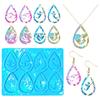 Portable Silicone Mold Valentine's Day Earring Pendant Molds Holographical Earrings Mould Jewelry Moulds for DIY Lovers