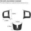 Linskip Steering Wheel Trim Compatible with Dodge Charger/Challenger/Durango/Dart 2009-2014 & Journey 2013-2022, Steering Wheel Cover for Charger