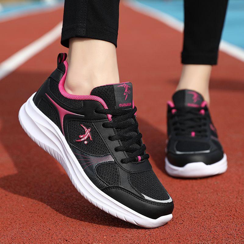 Joni Danlai brand women's shoes sports shoes spring versatile breathable mesh ultra-light running shoes non-slip travel shoes