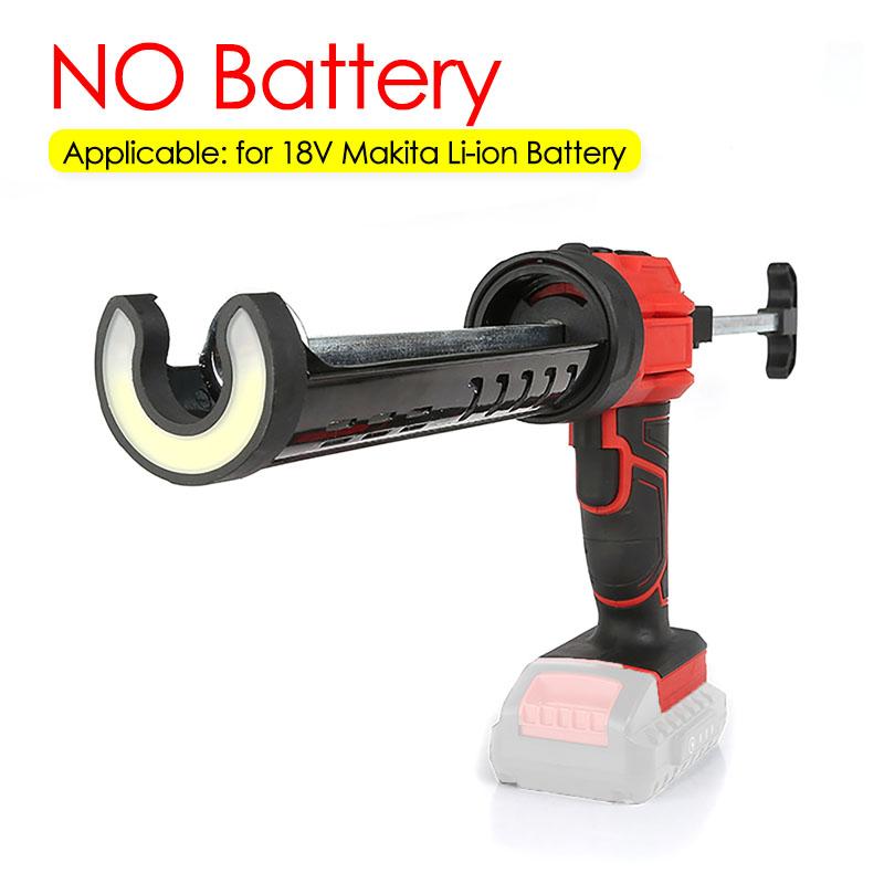 

Беспроводной электрический пистолет для герметика 18 В, пистолет для заполнения швов в стекле, электрический швейный инструмент для клея на кухне, в ванной, дверях и окнах